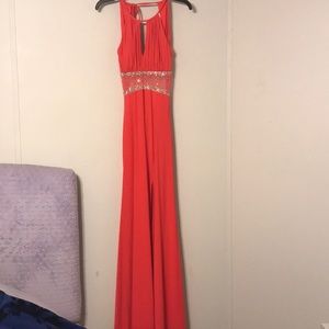 Size 3/4 Coral formal dress